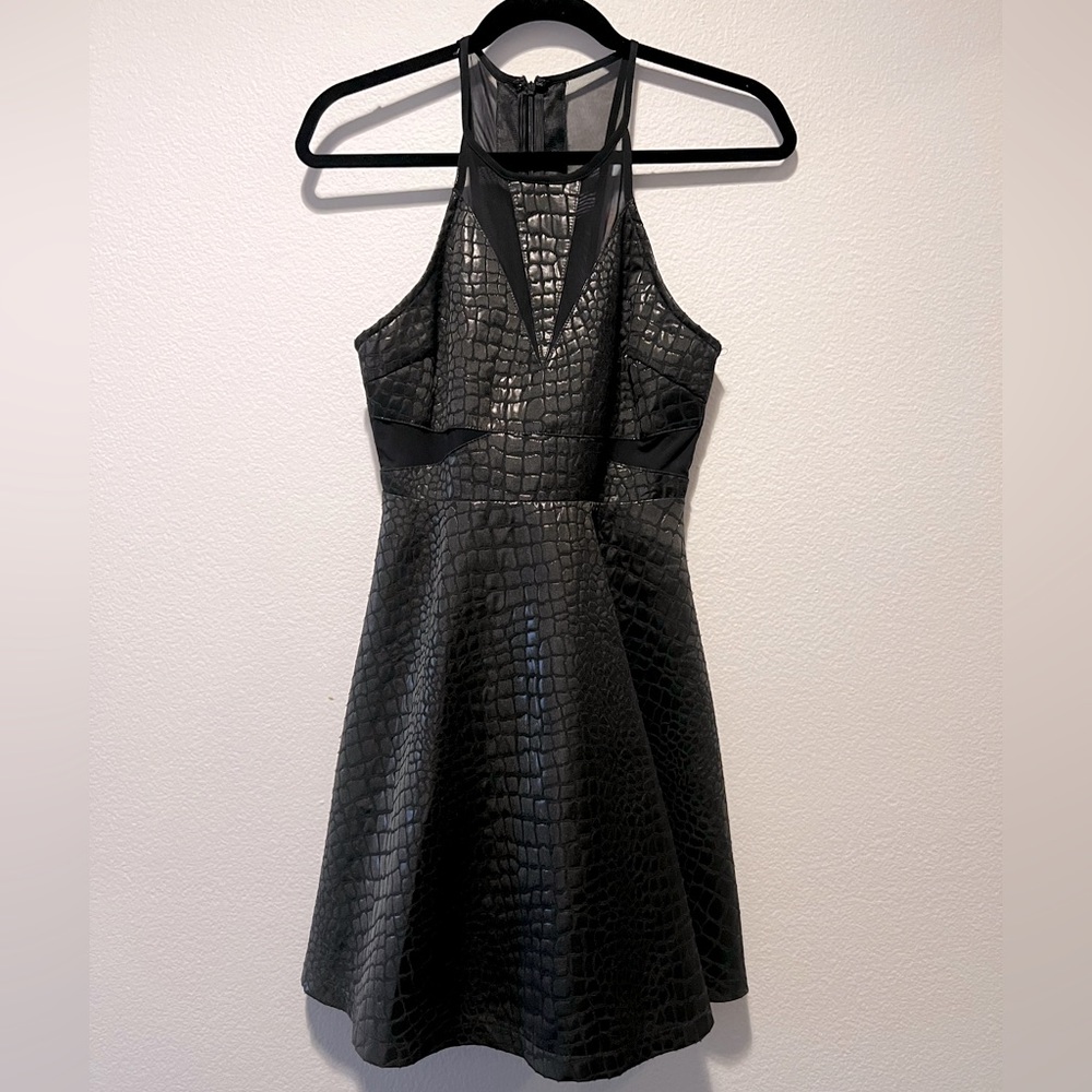ASTR Reptilian High Neck Dress - S